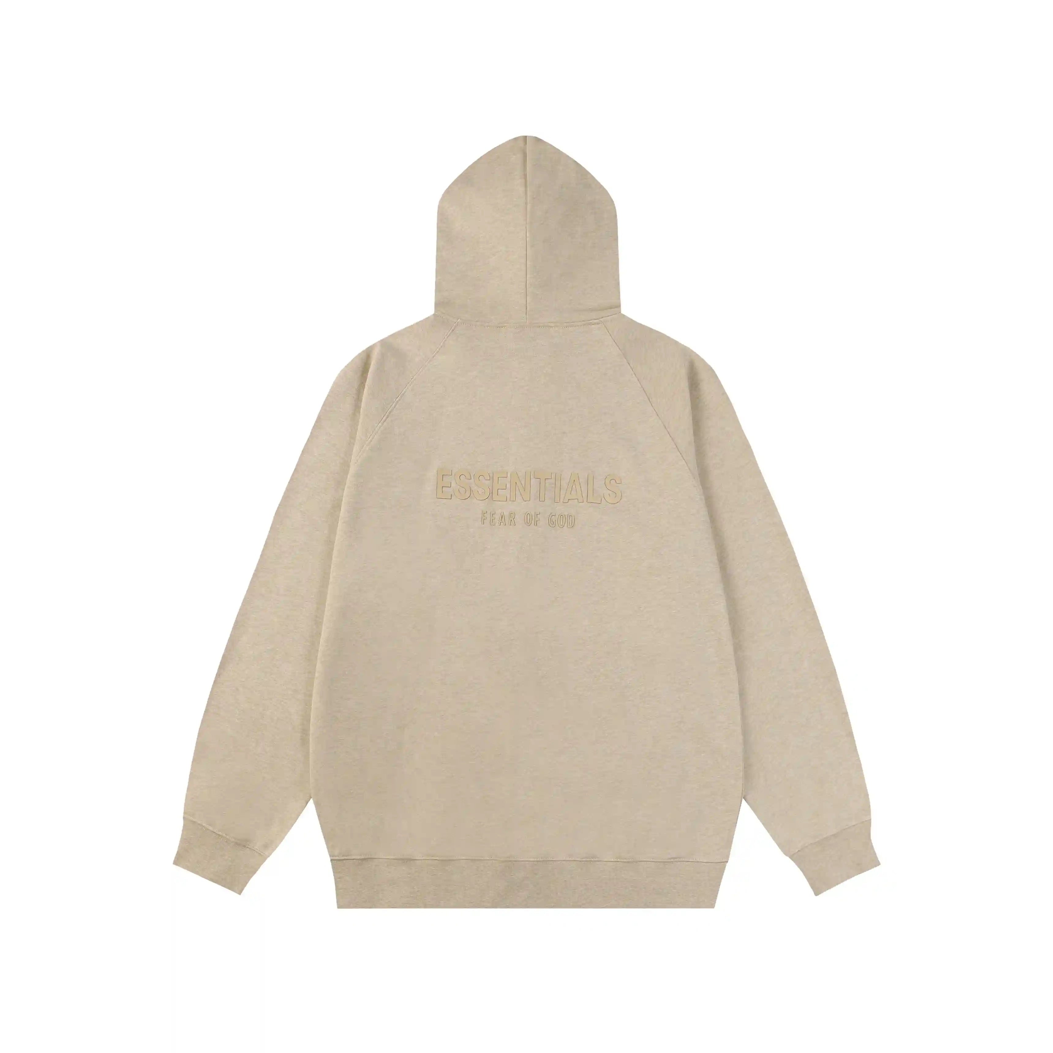 ESSENTIALS Clothing Clam Shell Zip Fleece Hoodie