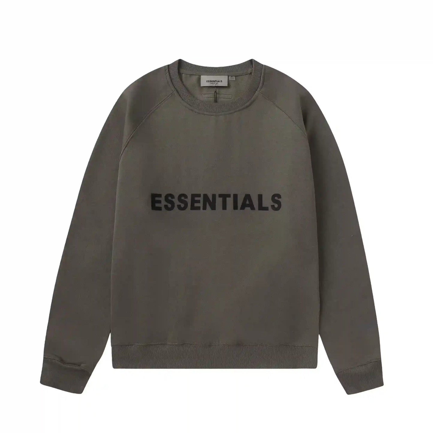 Essentials grey everyday relaxed fleece joggers with elastic waistband comfort by Fear Of God