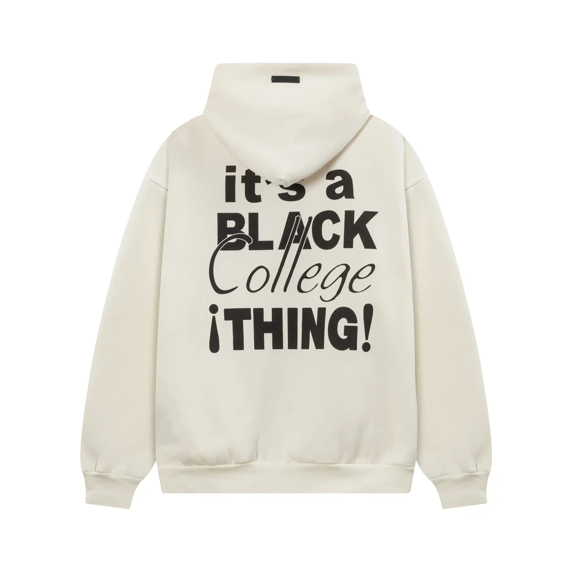 Design details of Essentials cloud dance everyday fleece tracksuit by Fear Of God