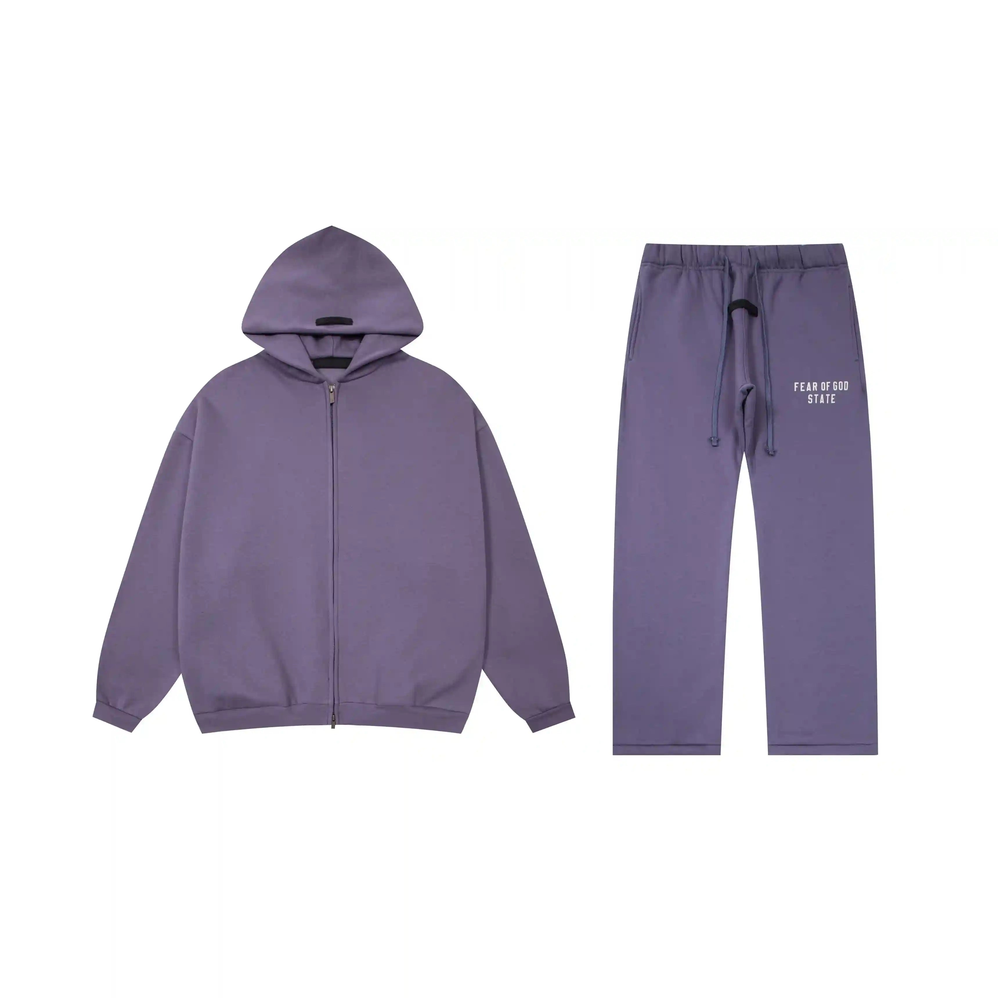 ESSENTIALS Clothing Pastel Purple Tracksuit
