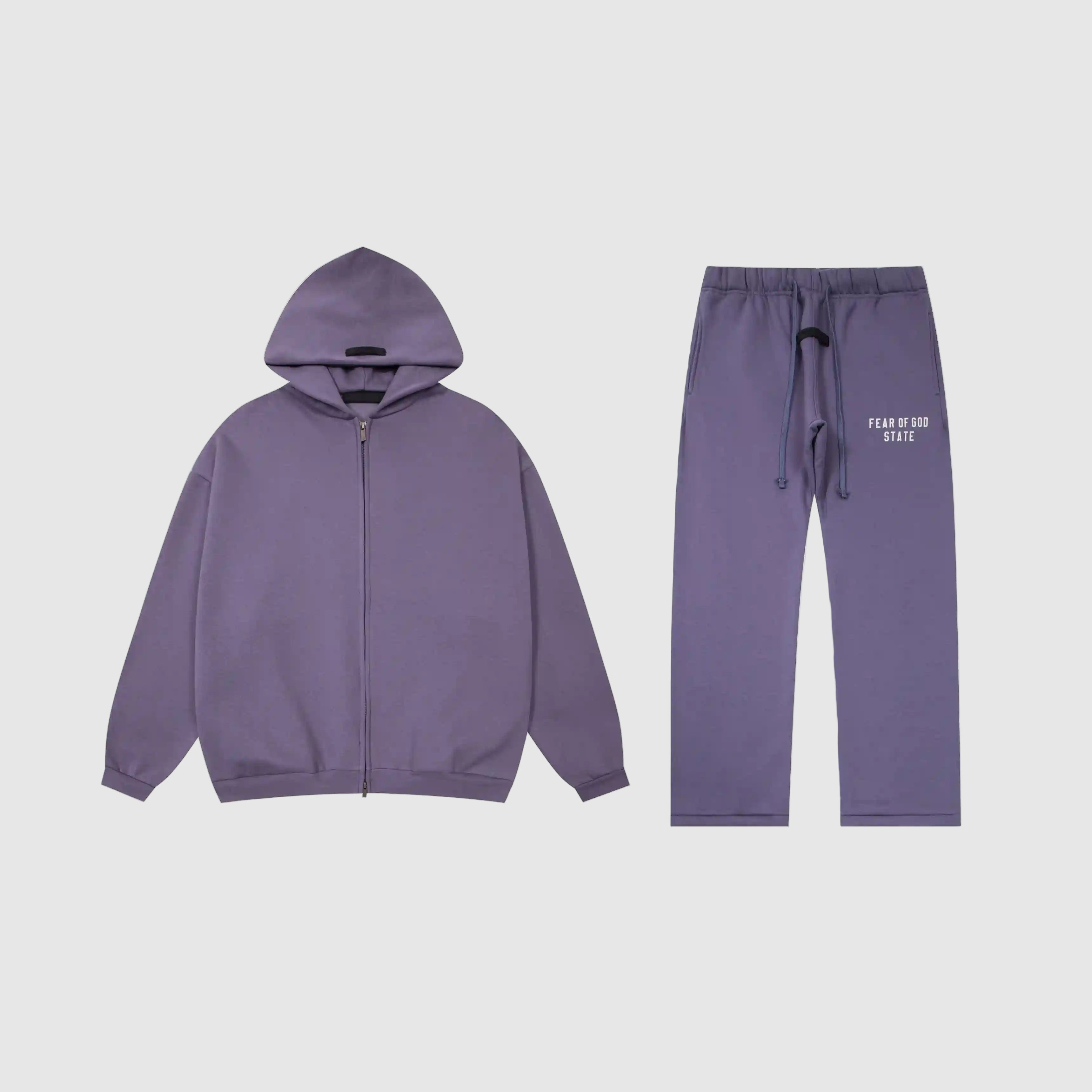 ESSENTIALS Clothing Pastel Purple Tracksuit