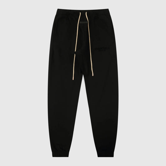 Premium fleece fabric detail on black sweatpants by Fear of God