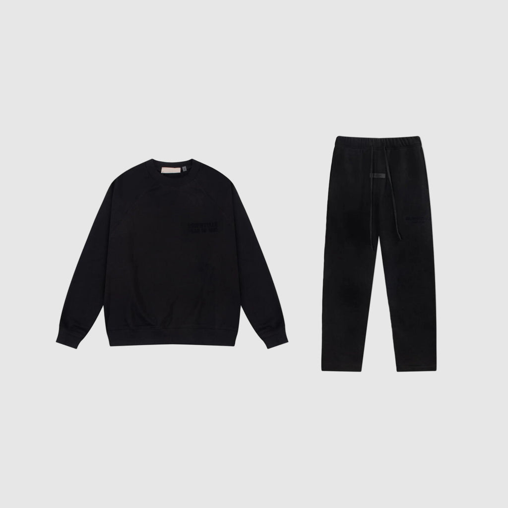 ESSENTIALS Clothing Black Tracksuit