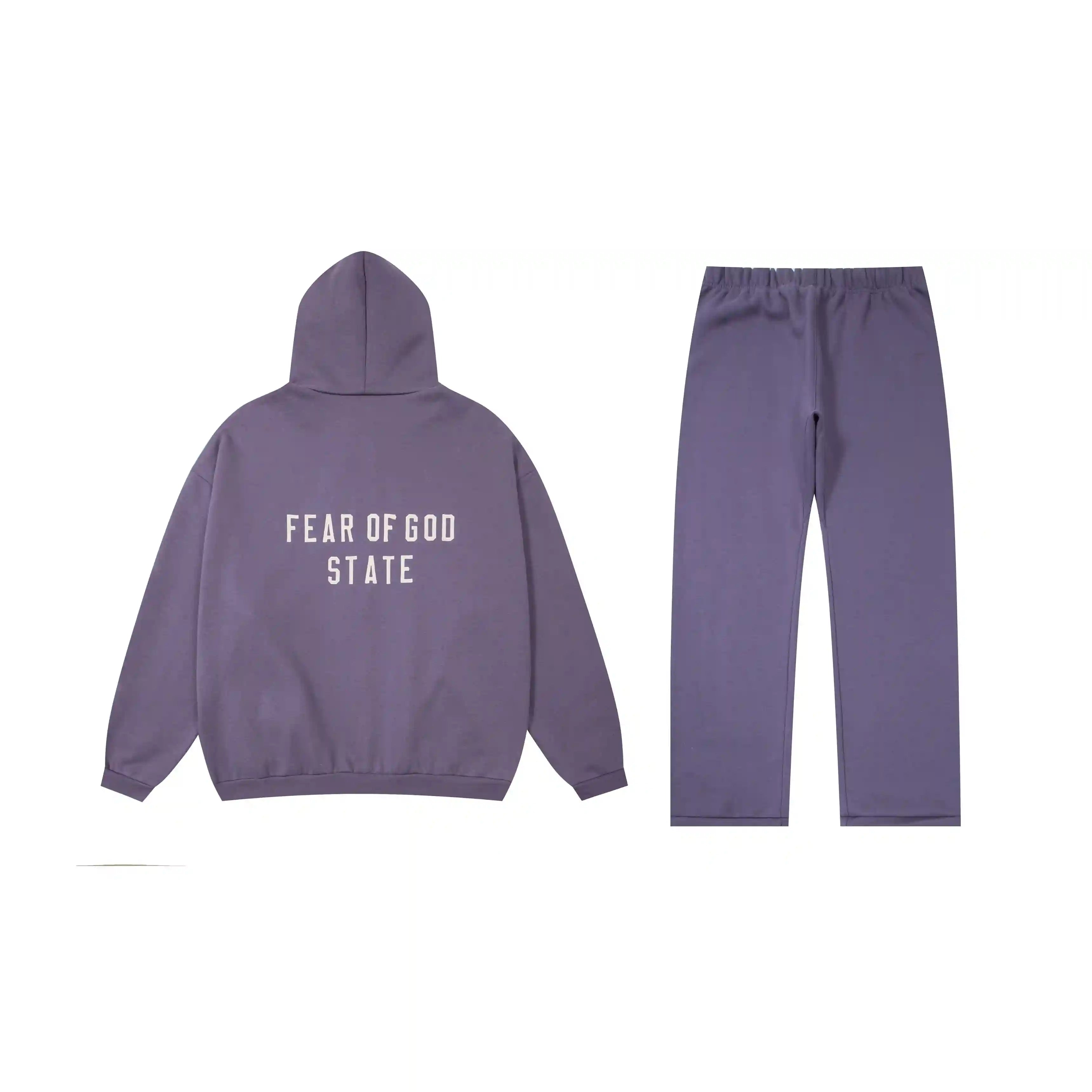 ESSENTIALS Clothing Pastel Purple Tracksuit
