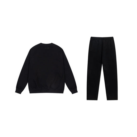 Fear of God Essentials Black hoodie set hoodie and jogger set