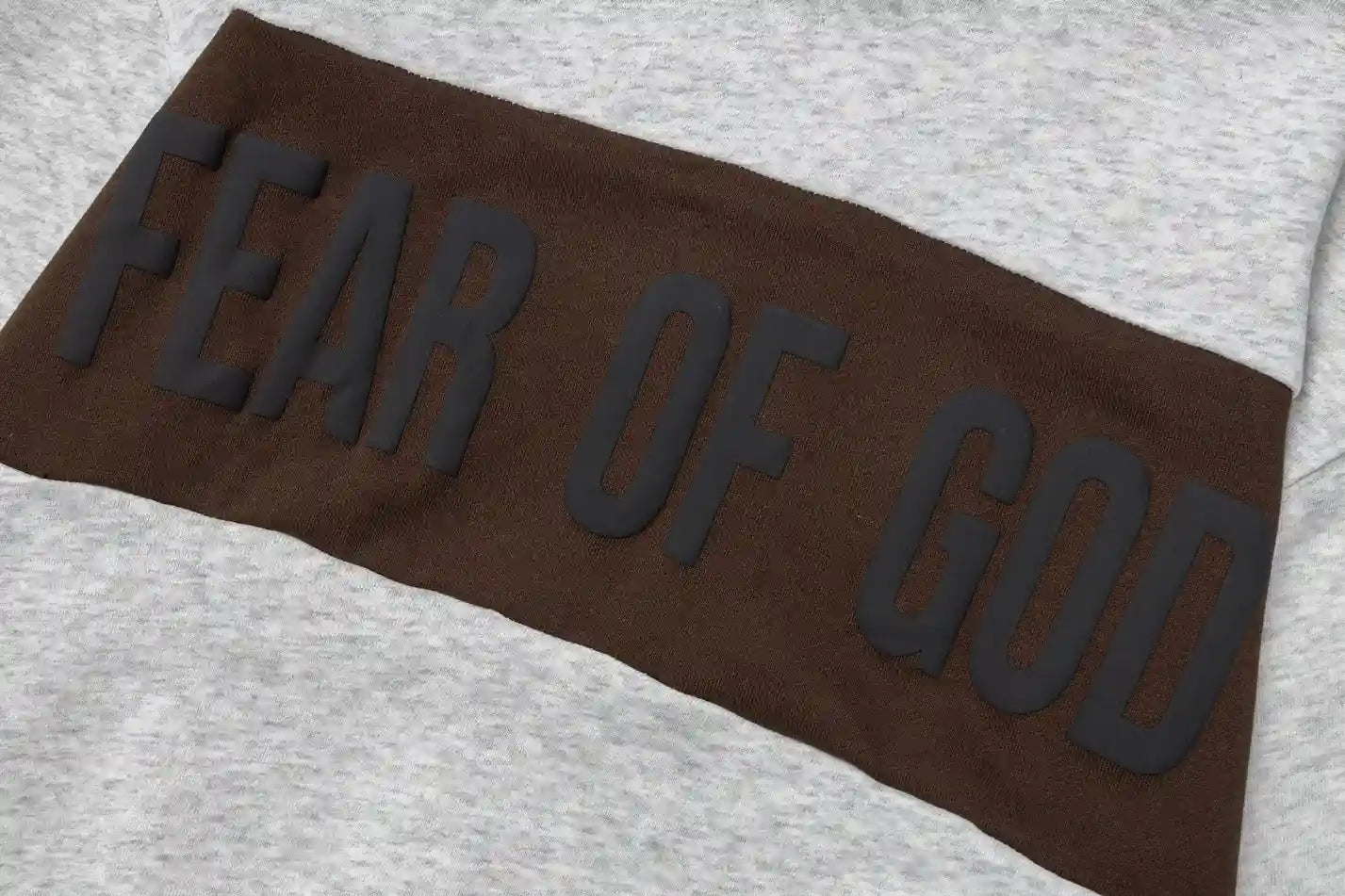 Fear of God Essentials Light Heathered Oatmeal Hoodie | Warm Neutral Pullover Hoodie