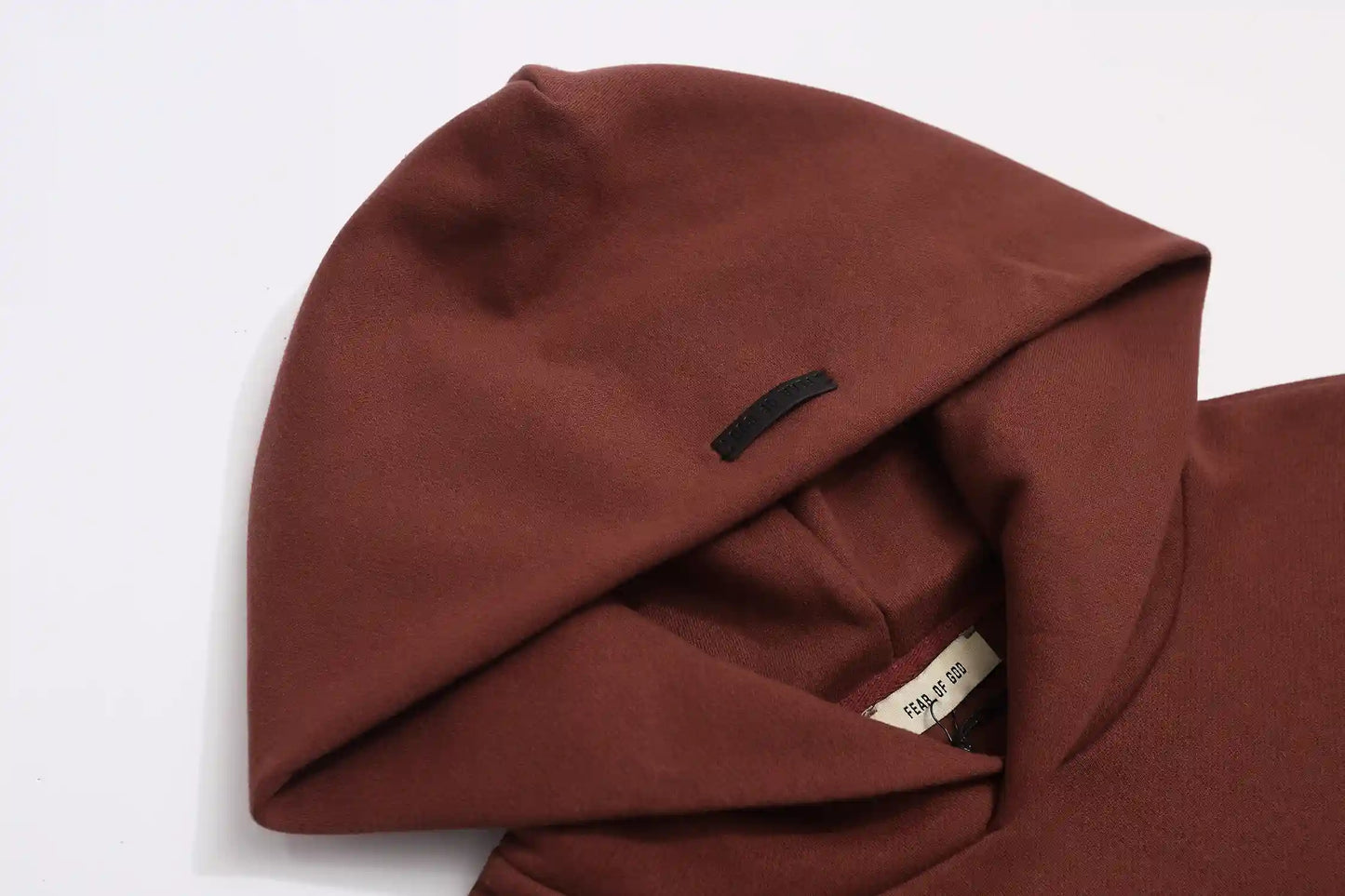 Fear of God ESSENTIALS Signature Freedom Now Retro Red Hoodie