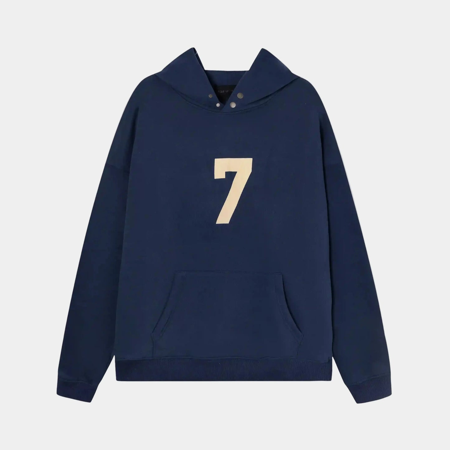essentials blue hoodie relaxed fit streetwear