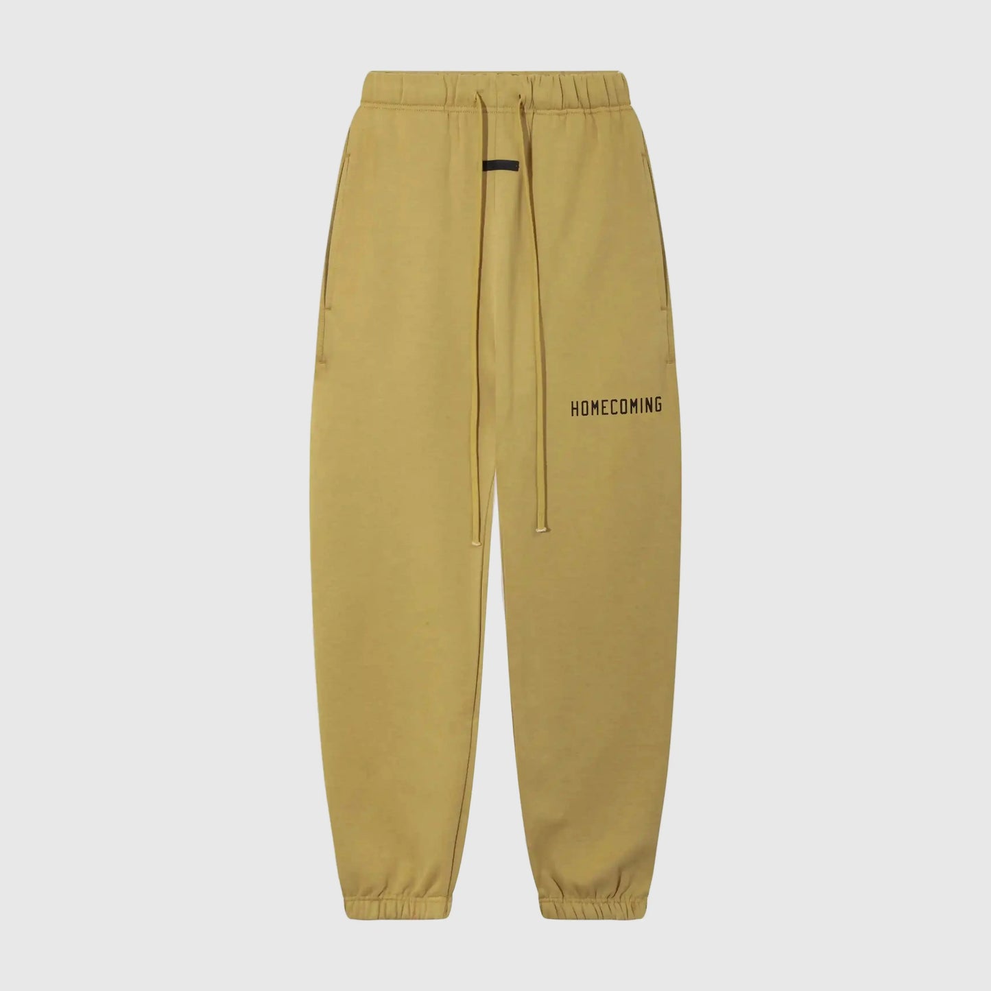 Essentials garden yellow everyday sweatpants by Fear of God front view