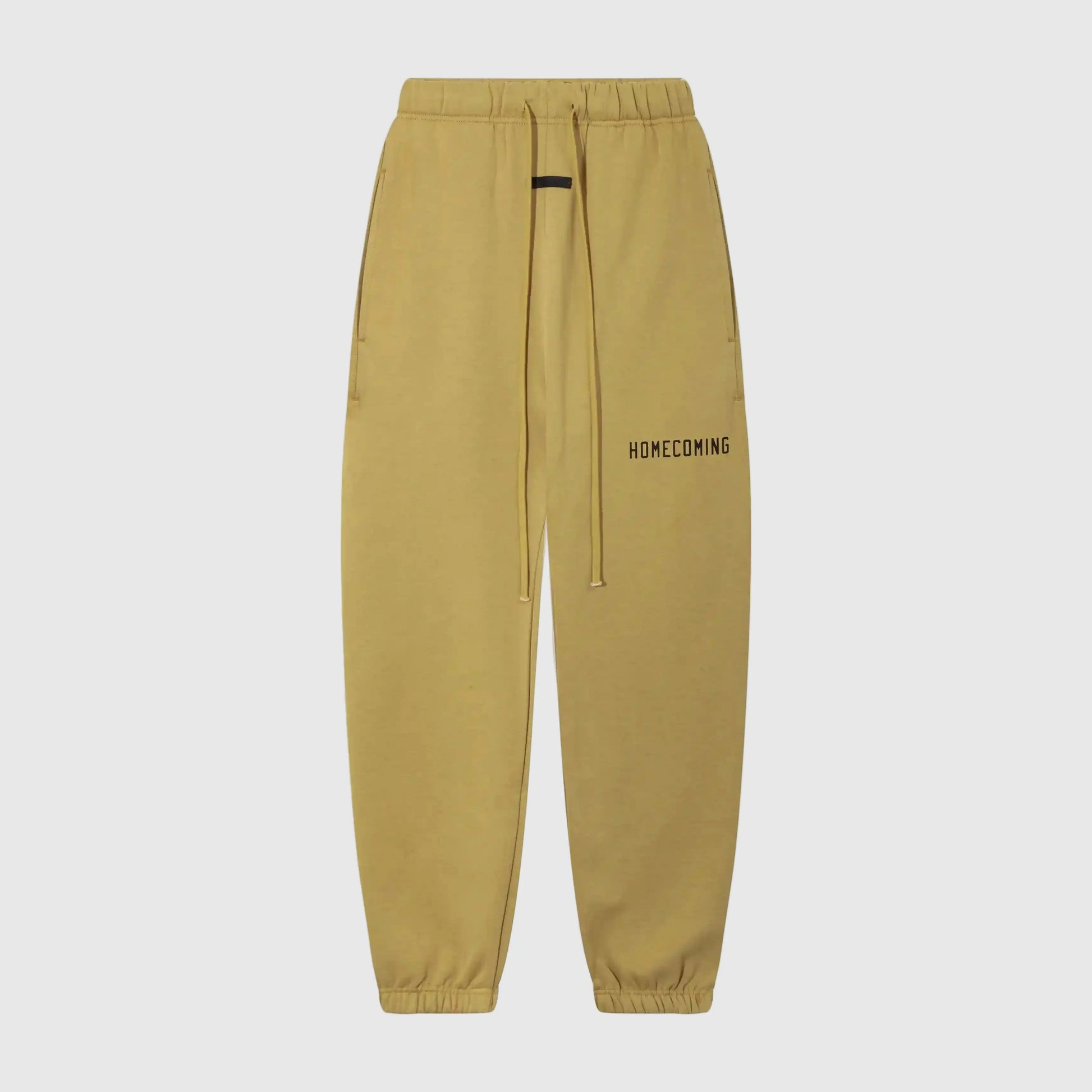 Essentials garden yellow everyday sweatpants by Fear of God front view