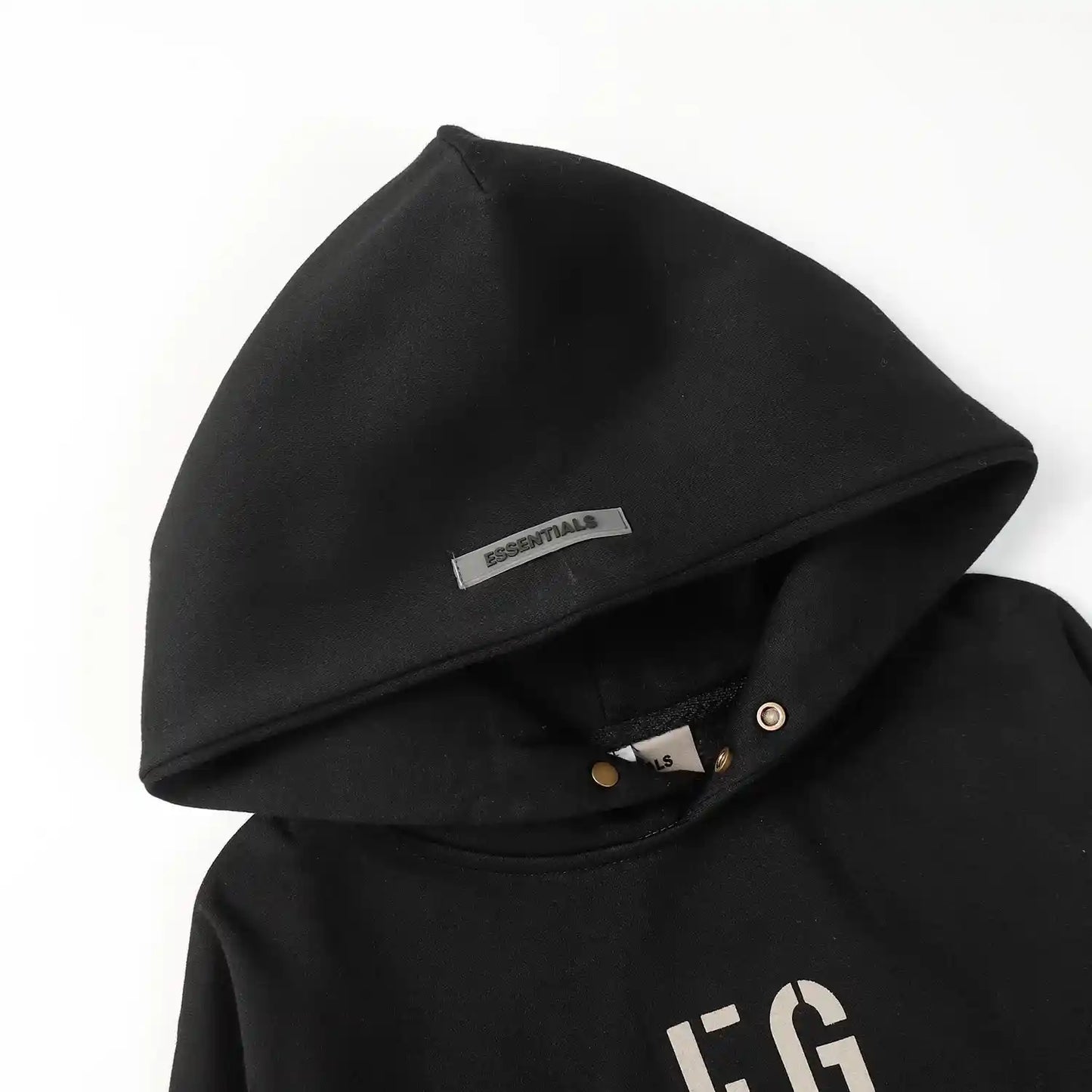 Fear of God ESSENTIALS FG Black Hoodie