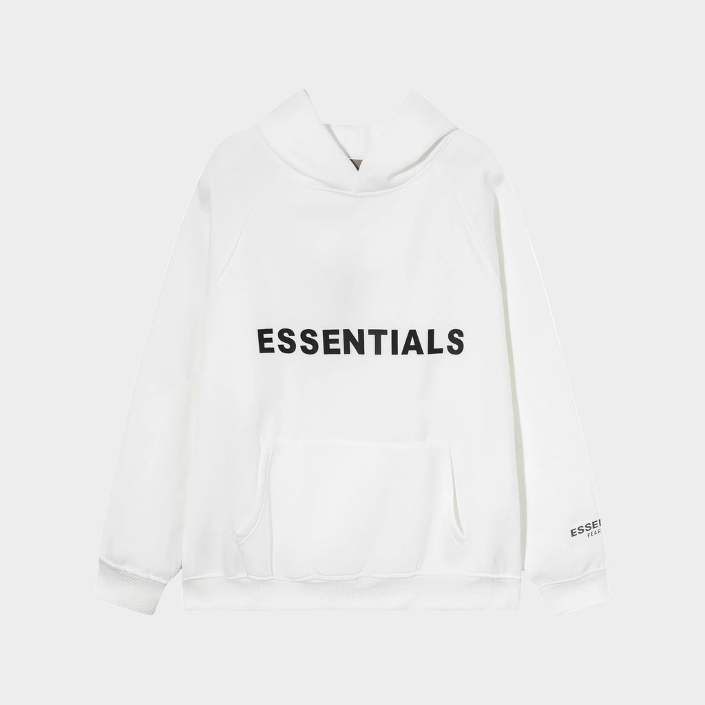 ESSENTIALS Clothing White Hoodie