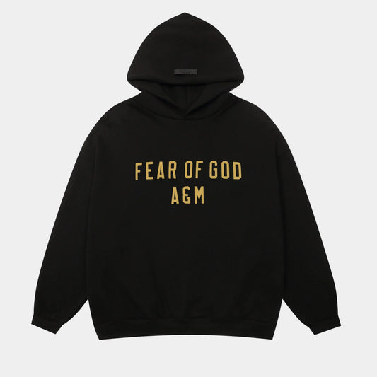 essentials black hoodie relaxed fit streetwear