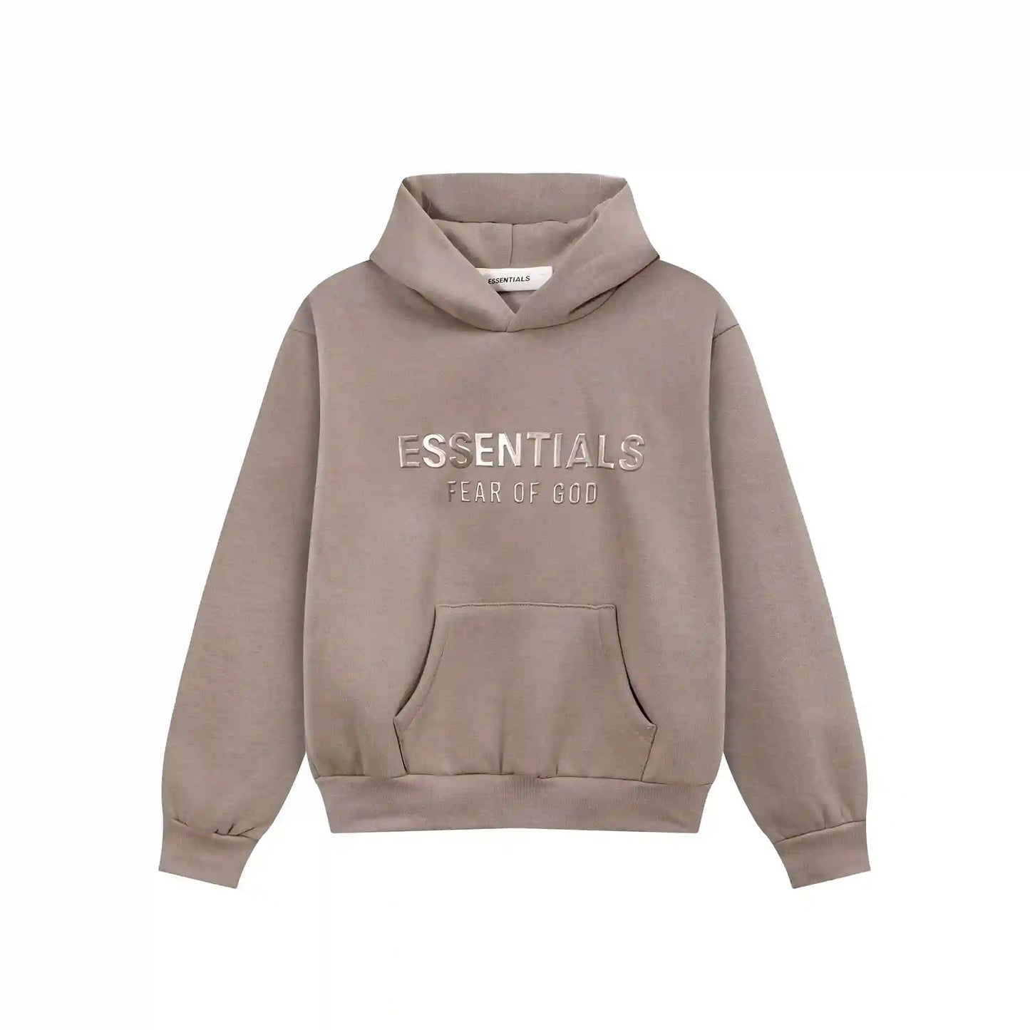 Fear of God Essentials Heather Gray Hoodie | Essentials Grey Hoodie