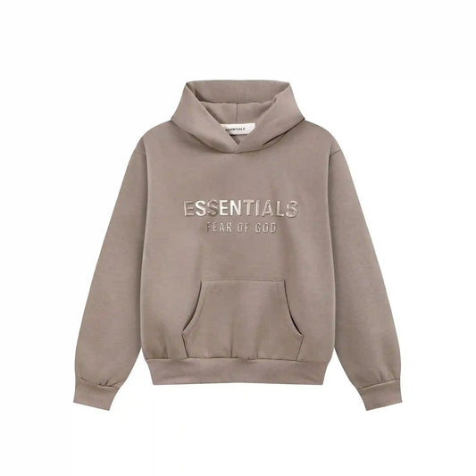 Fear of God Essentials Heather Gray Hoodie | Essentials Grey Hoodie