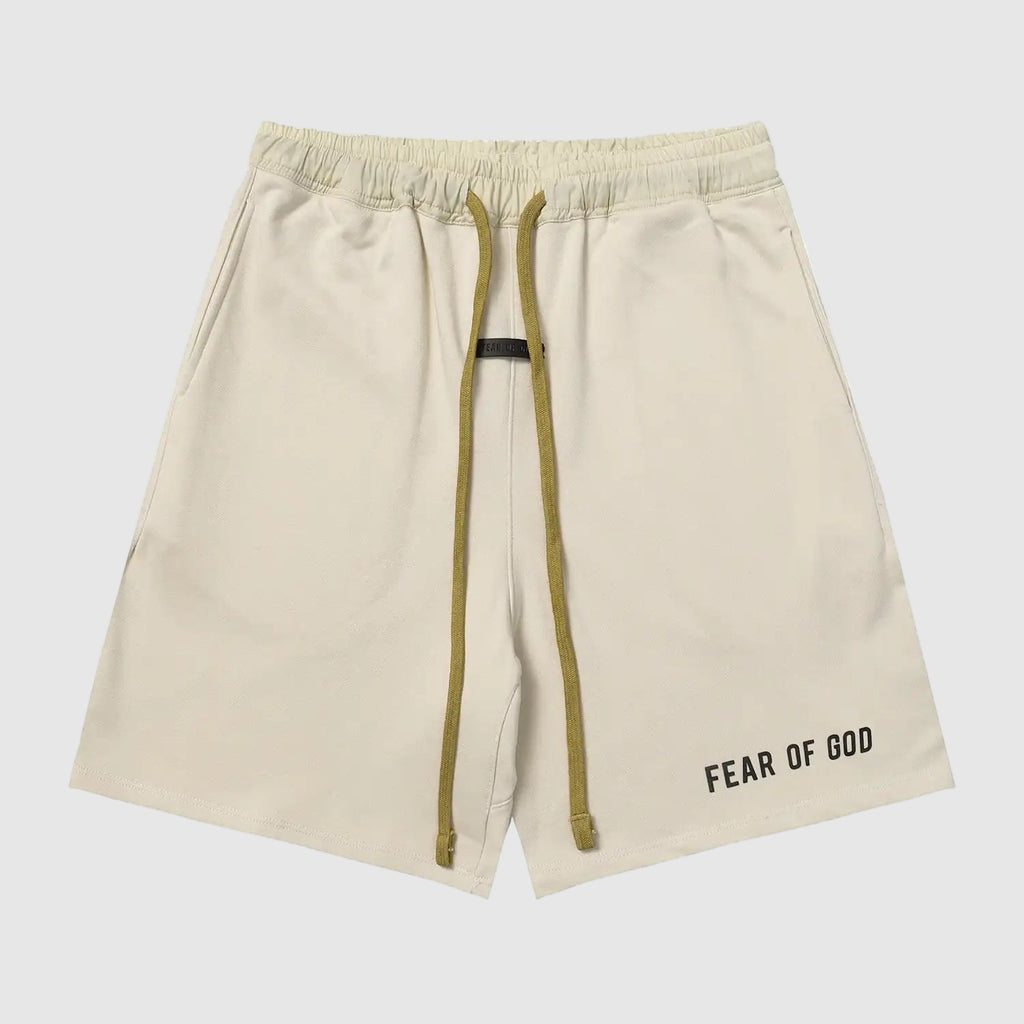 Essentials Clothing Light Cream Short