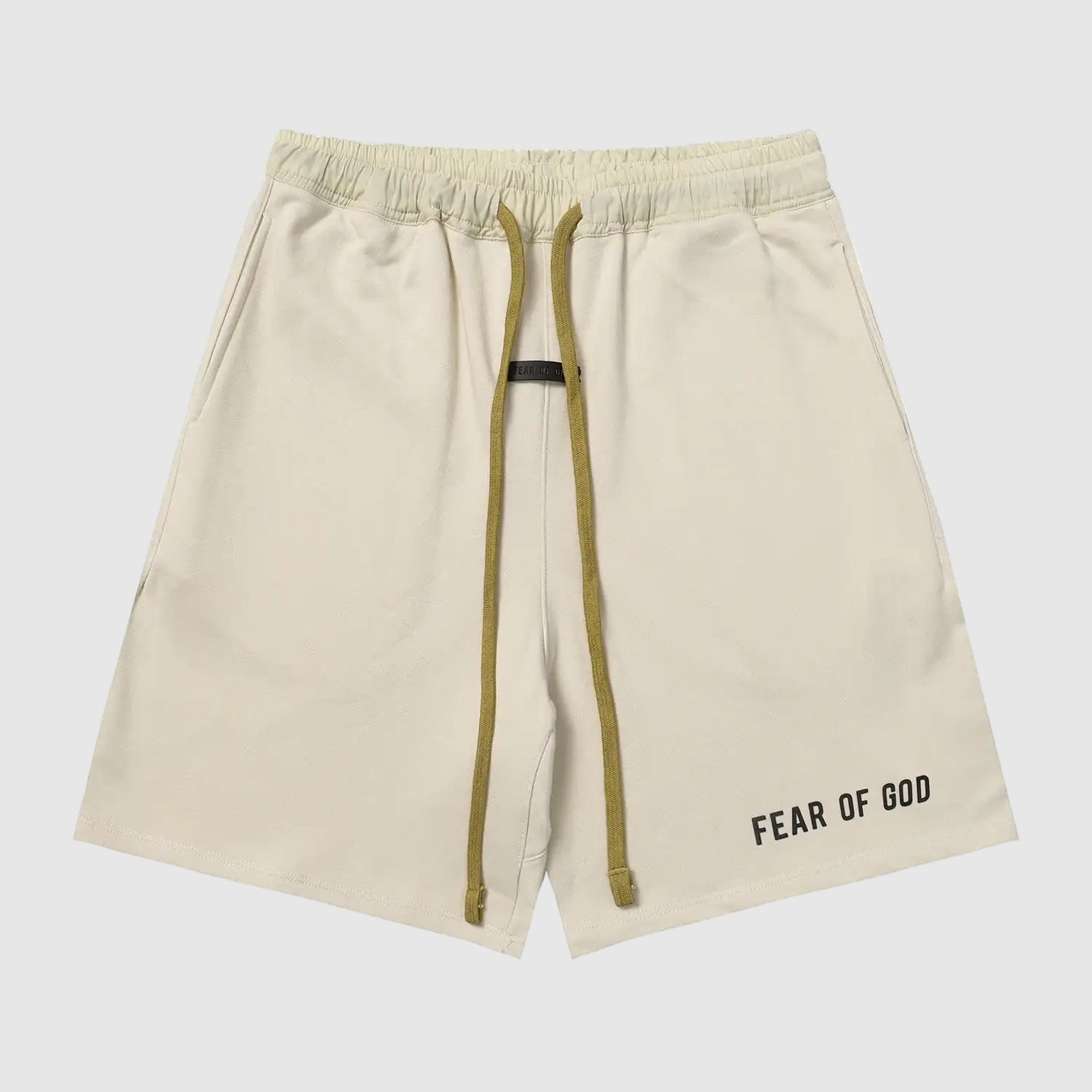 Essentials Clothing Light Cream Short