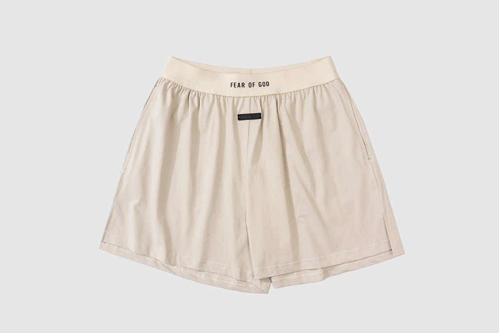 Essentials Clothing Light Cream Short