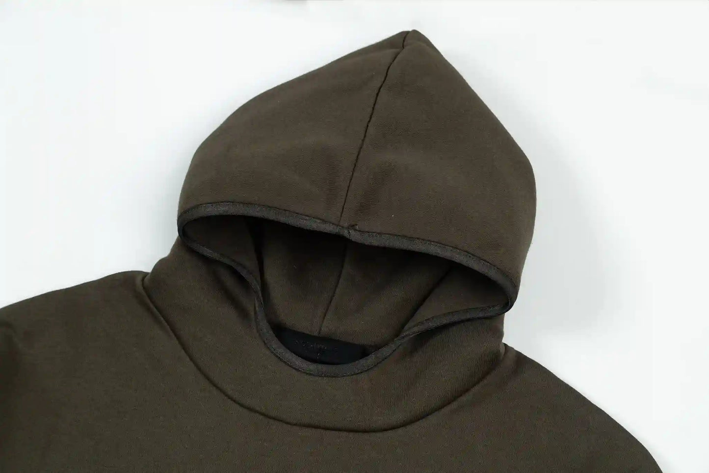 essentials dune hoodie front view minimalist design