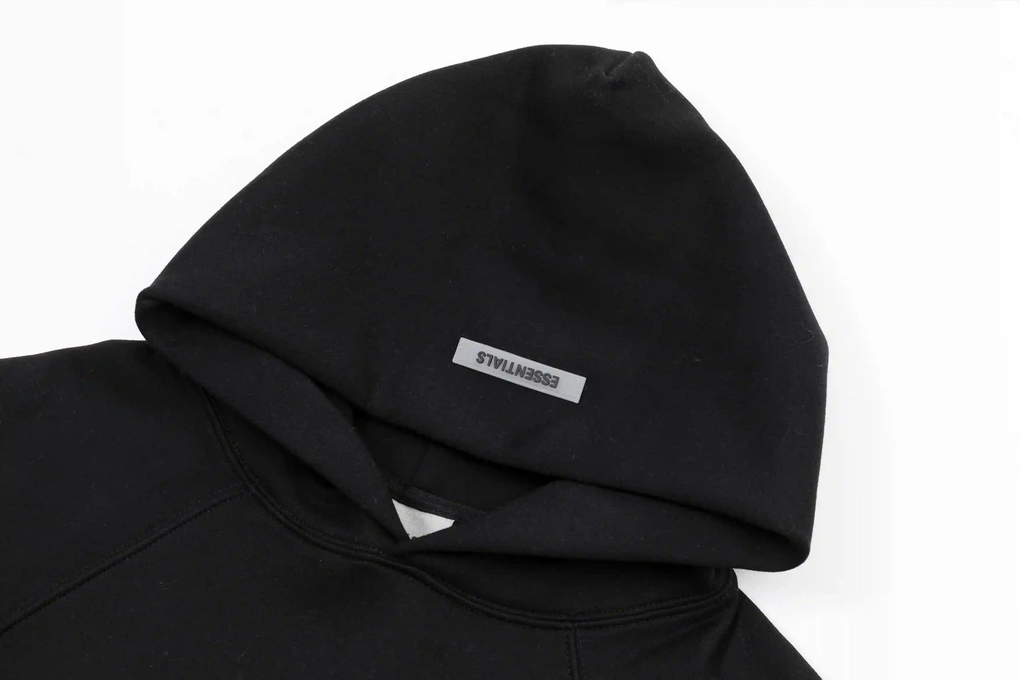 Fear of God ESSENTIALS Black Hoodie Premium