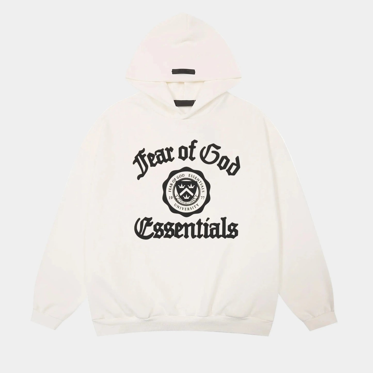 essentials eggshell hoodie relaxed fit streetwear