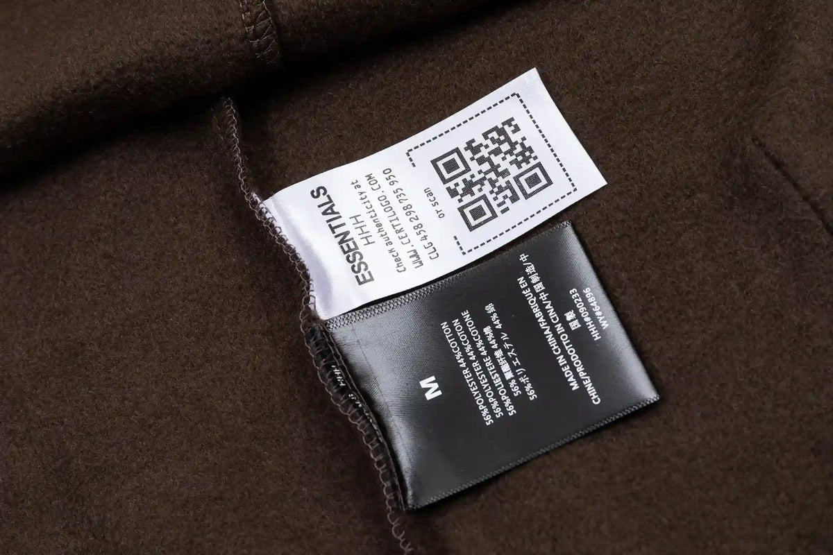 Dark Brown Essentials Tracksuit Pullover