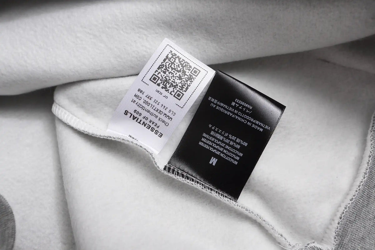 Cloudy Gray Essentials Tracksuit Pullover