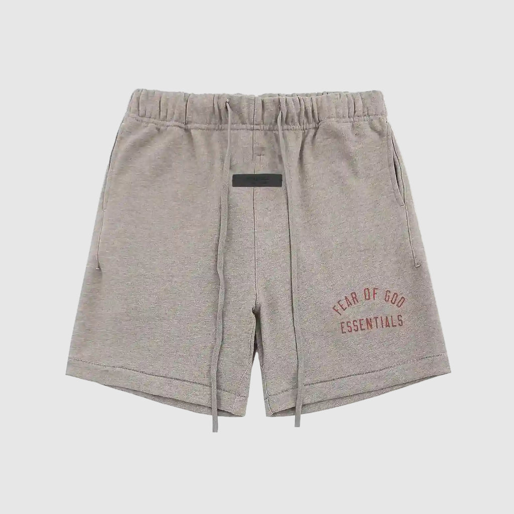 Essentials Clothing Dark Heather Oatmeal Short