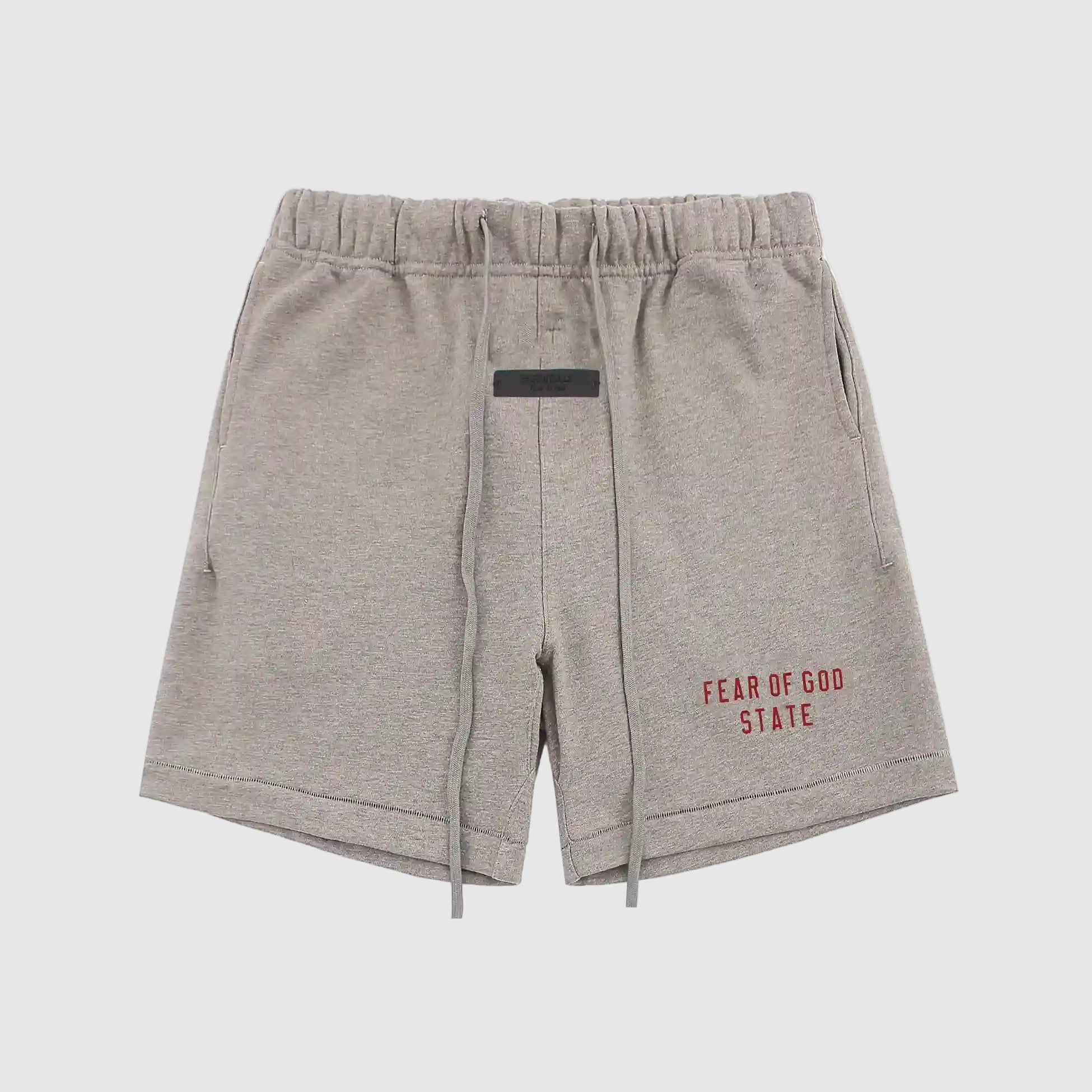 Essentials Clothing Light Heather Oatmeal Short