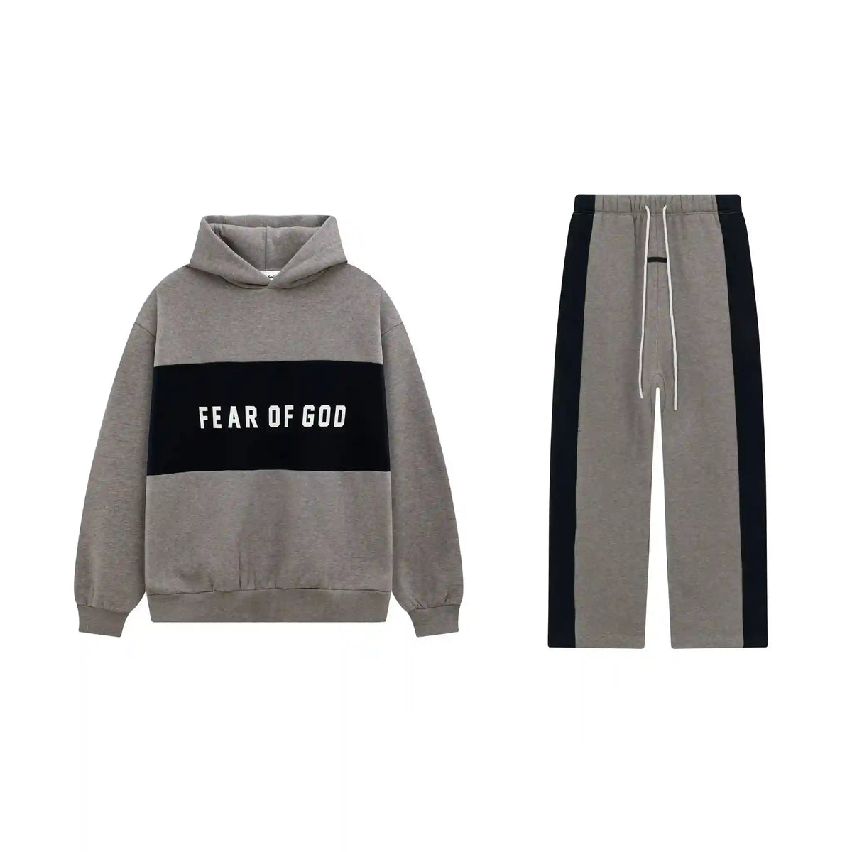 Essentials Tracksuit Pullover in Gray Stone | Everyday Edit