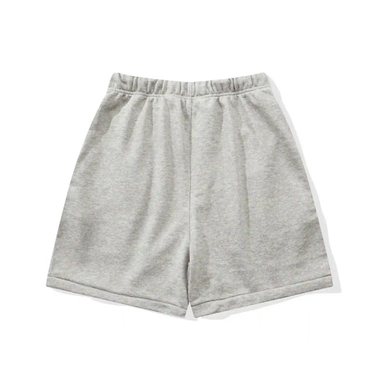 Essentials dark chestnut lounge shorts by Fear of God waistband detail lounge day