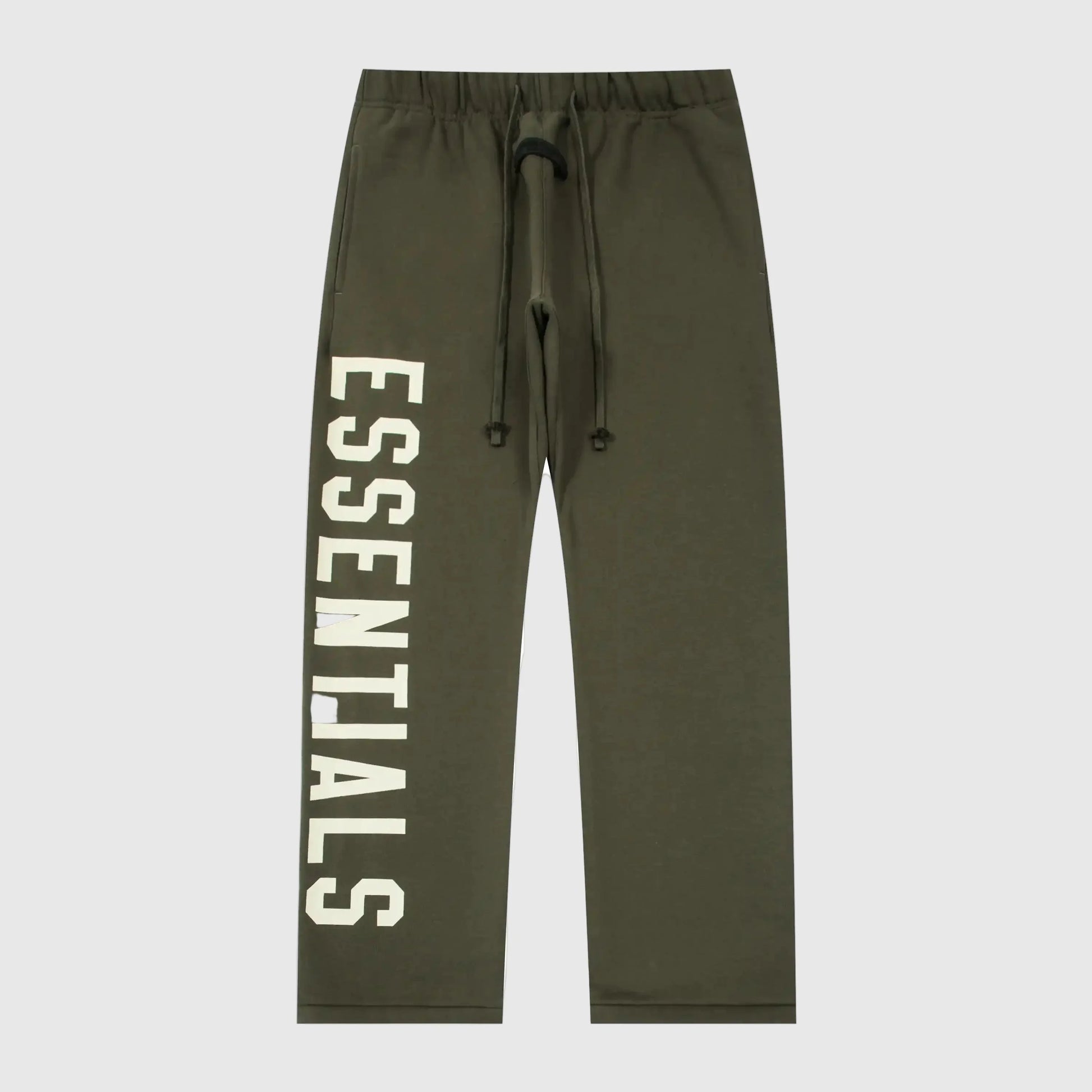 Essentials hemlock streetwear sweatpants by Fear of God front view