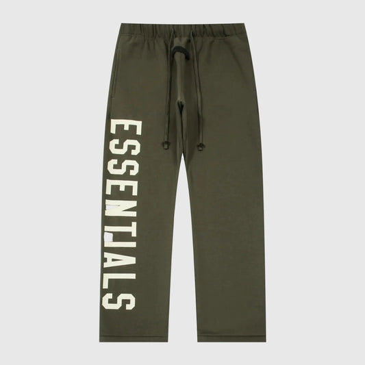 Essentials hemlock streetwear sweatpants by Fear of God front view