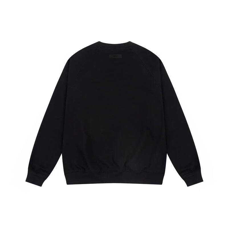 Essentials Black joggers elastic waistband detail
