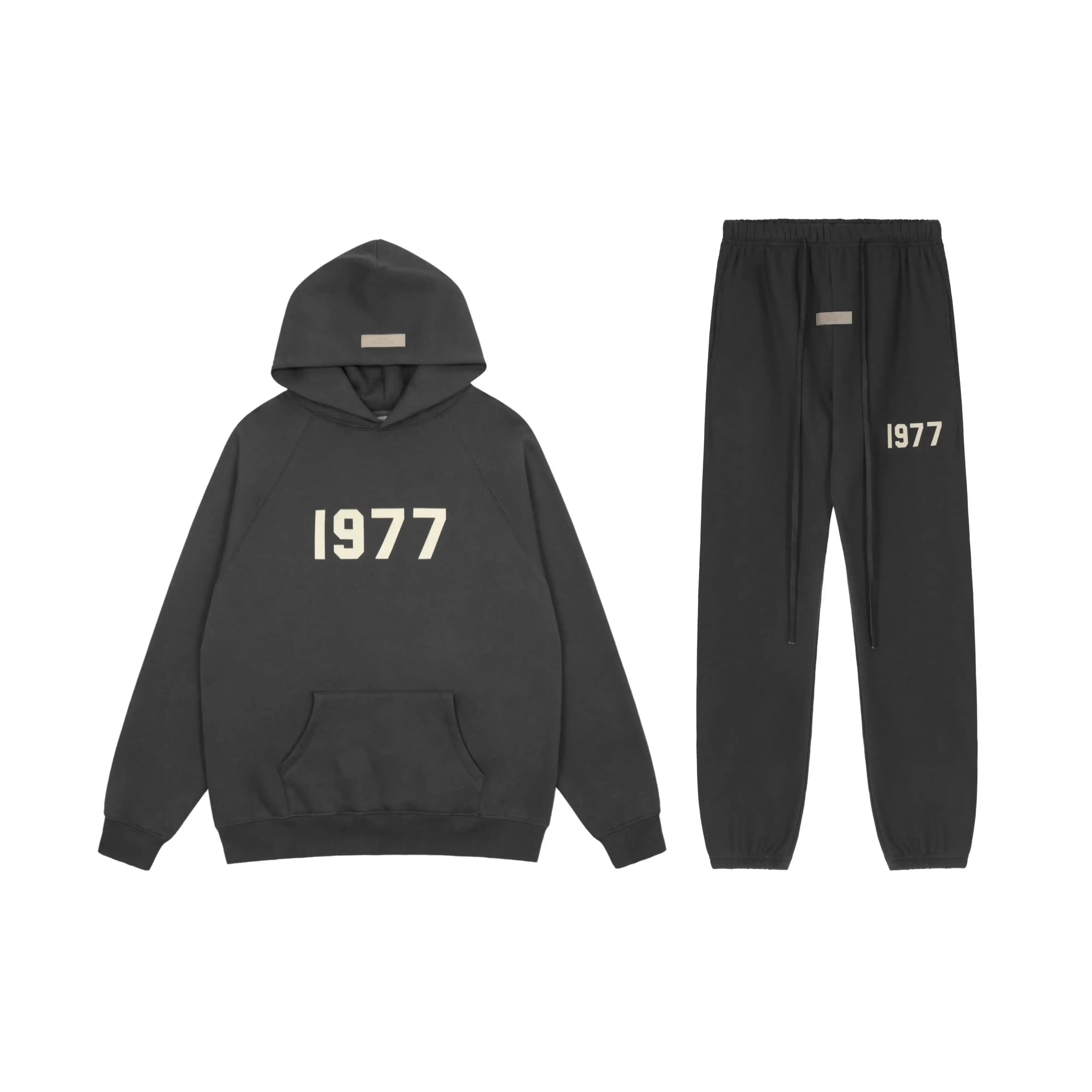 ESSENTIALS Clothing Black Tracksuit