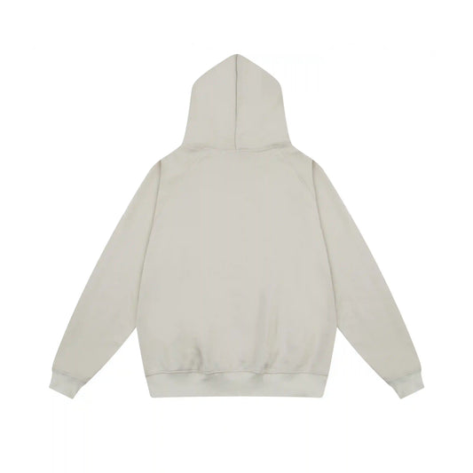essentials heathered grey hoodie soft fleece pullover casual