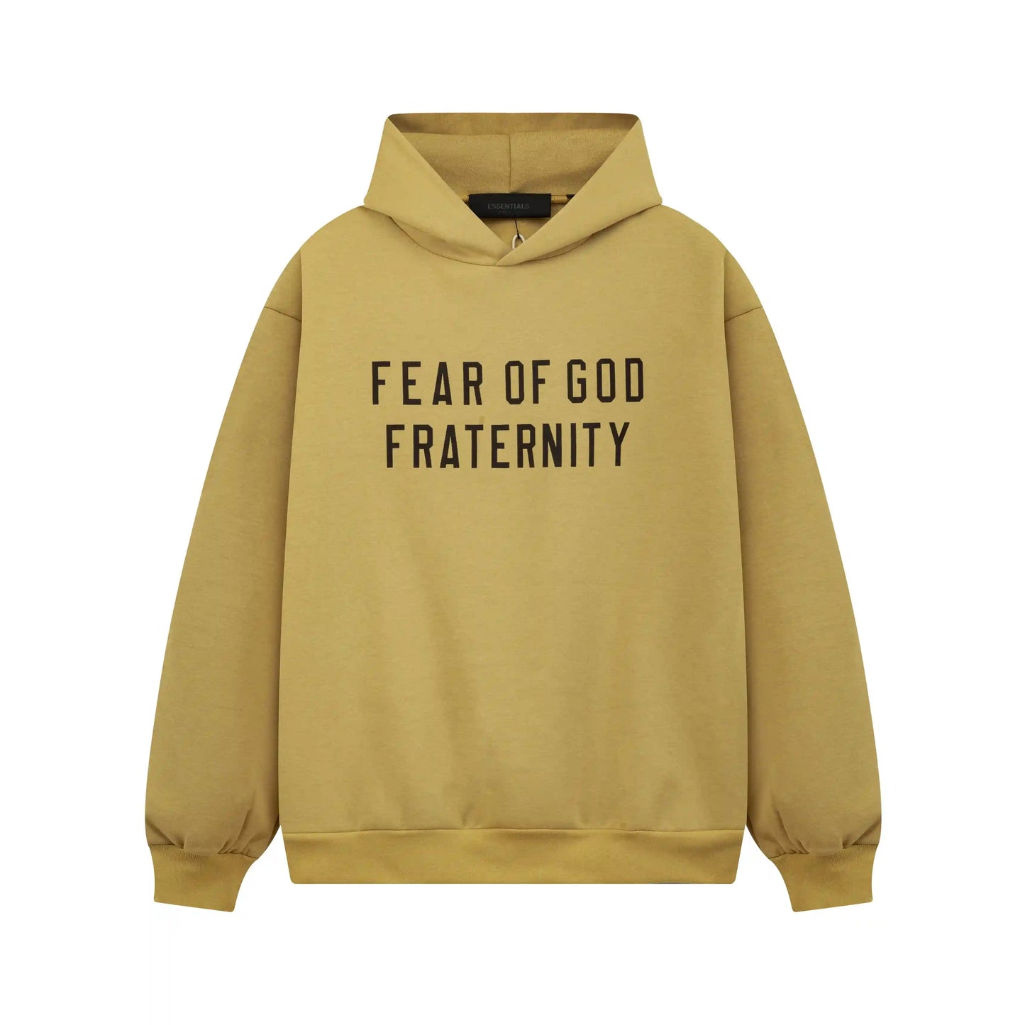 Essentials garden yellow comfy fleece joggers with elastic waistband comfort by Fear Of God