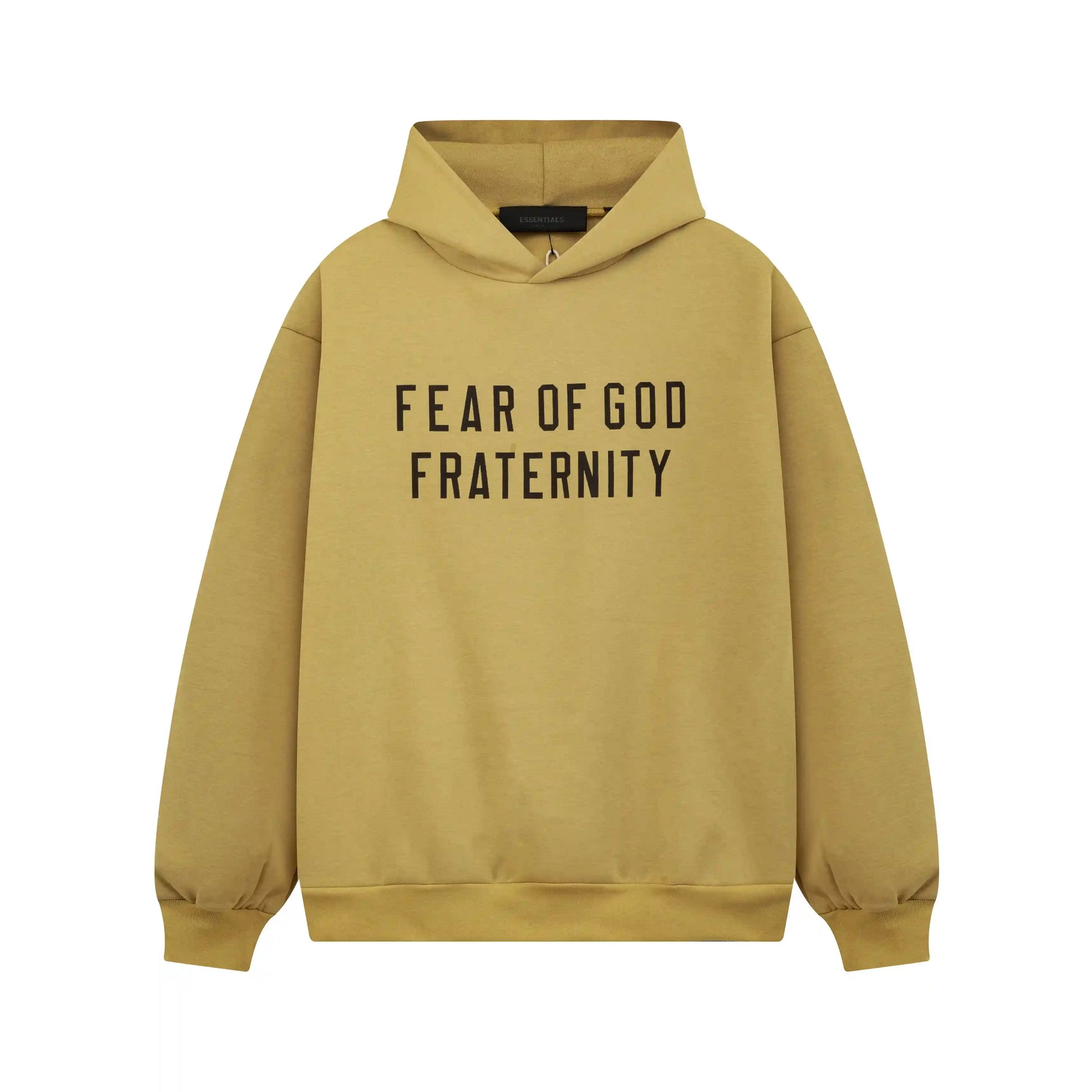 Essentials garden yellow comfy fleece joggers with elastic waistband comfort by Fear Of God