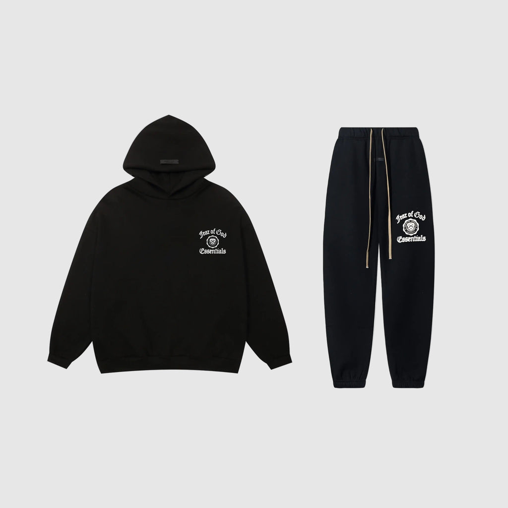 ESSENTIALS Clothing Black Tracksuit