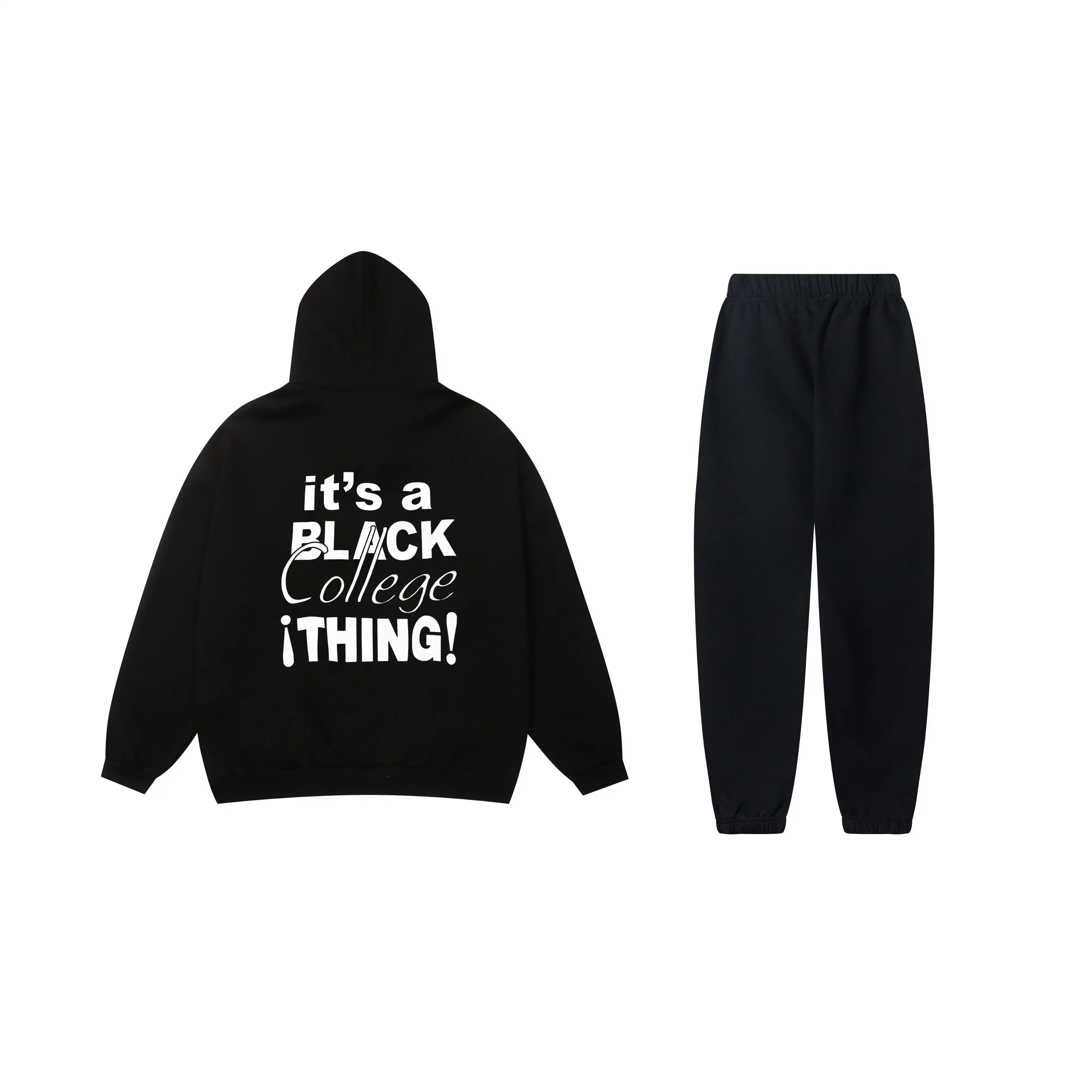ESSENTIALS Clothing Black Tracksuit