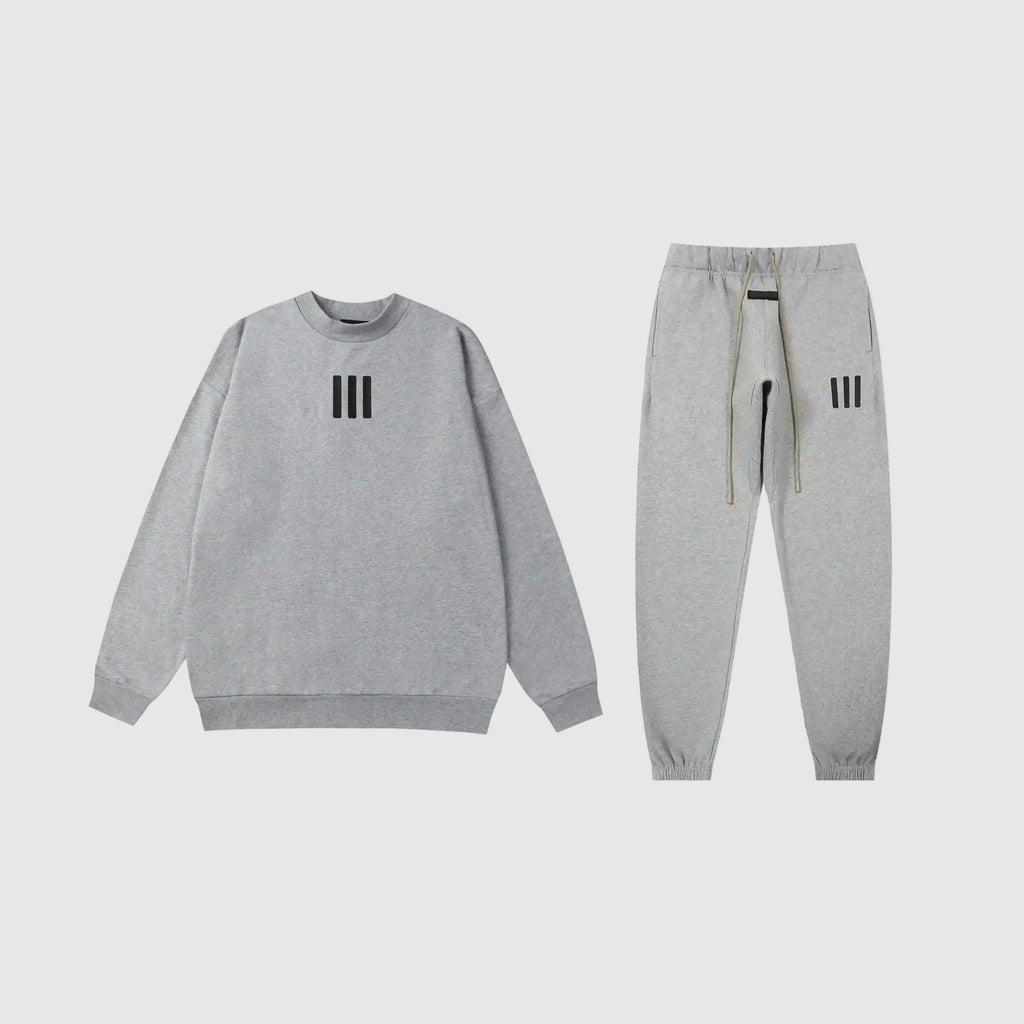 ESSENTIALS Clothing Dark Heather Oatmeal Tracksuit