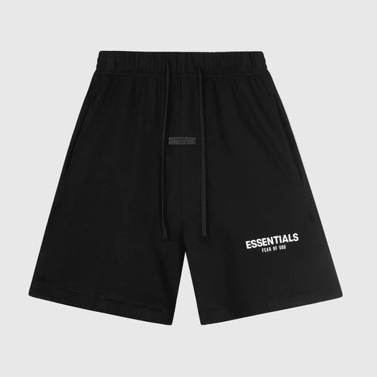 front view of Essentials sandrift everyday shorts by Fear of God
