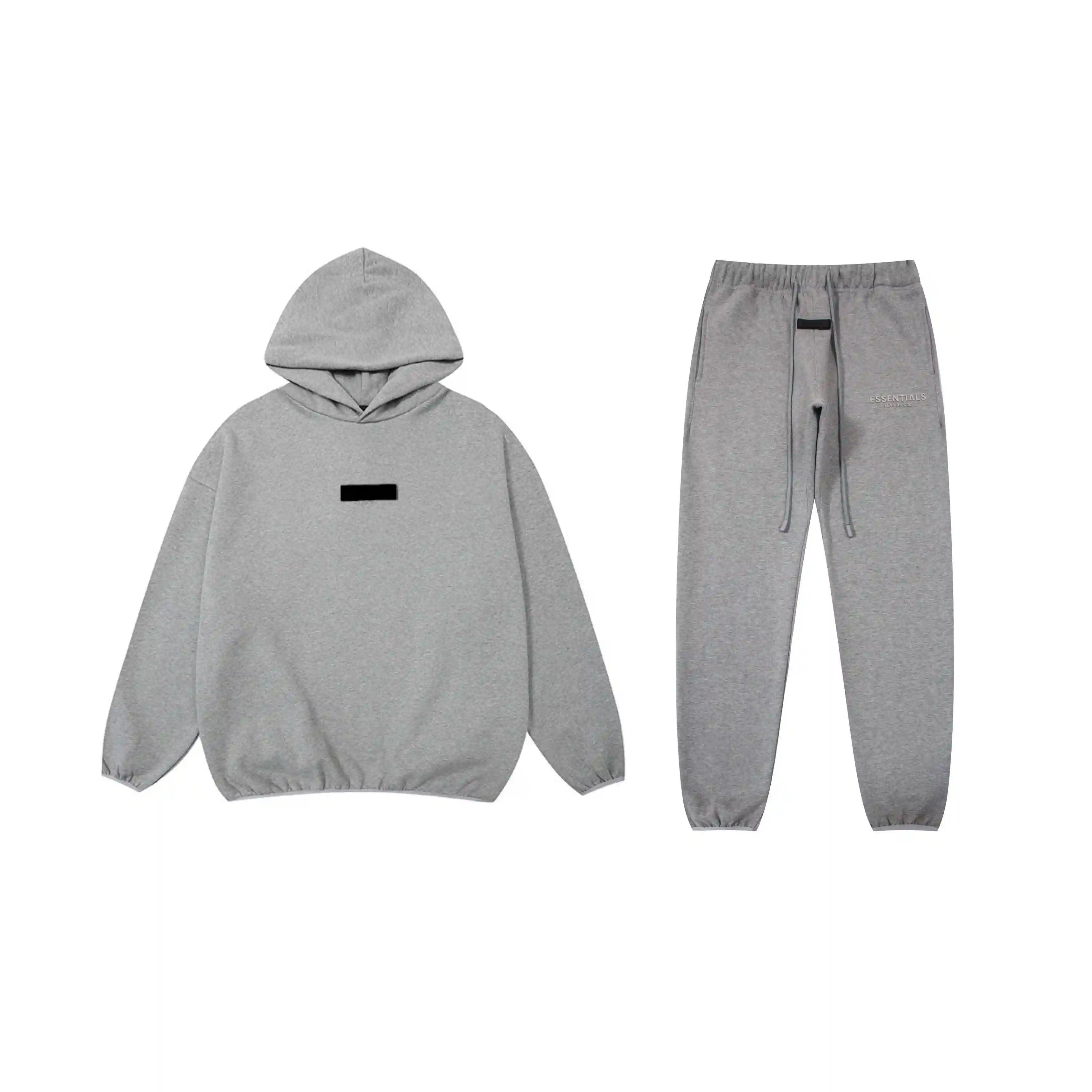 ESSENTIALS Clothing Dark Heather Oatmeal Tracksuit