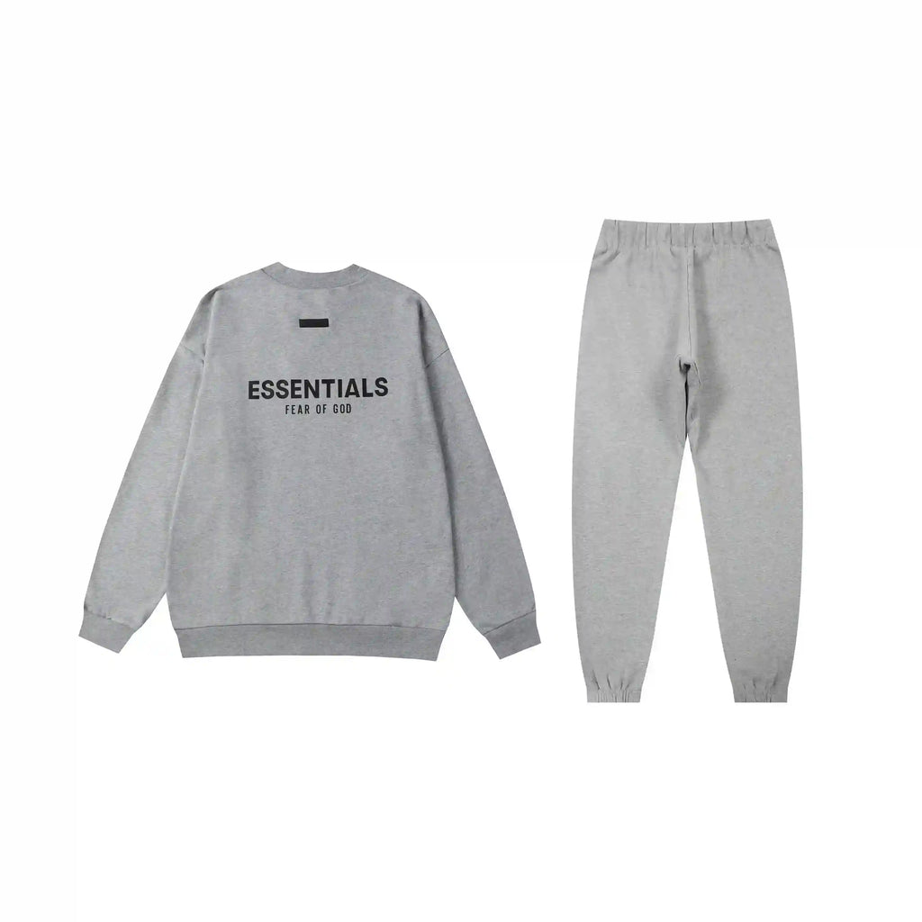 ESSENTIALS Clothing Dark Heather Oatmeal Tracksuit