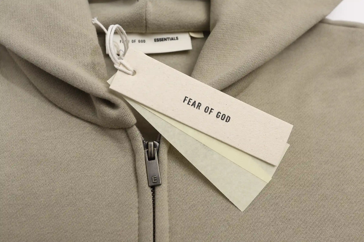 Fear of God Essentials Hoodie – Light Sand Dune