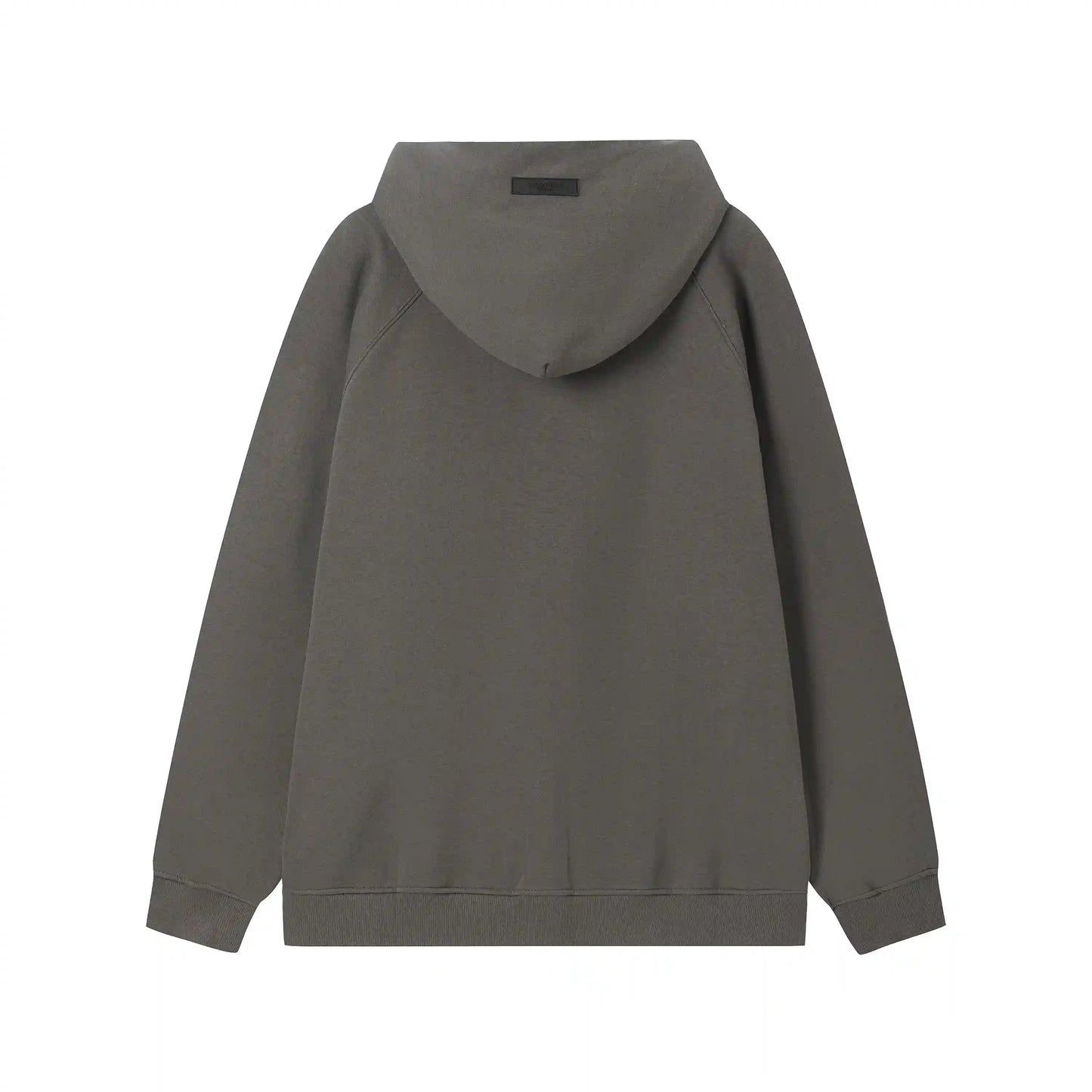 essentials grey pullover hoodie soft fleece casual