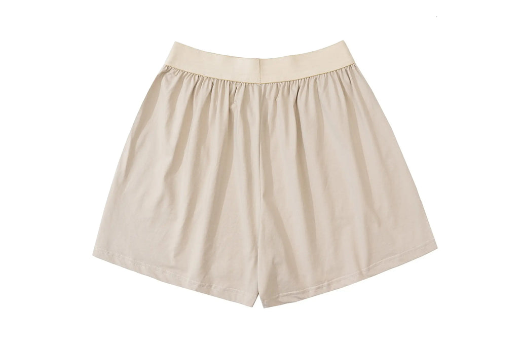 Essentials Clothing Light Cream Short