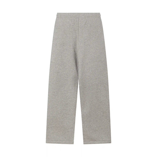 Light heather oatmeal sweatpants by Fear of God relaxed fit joggers