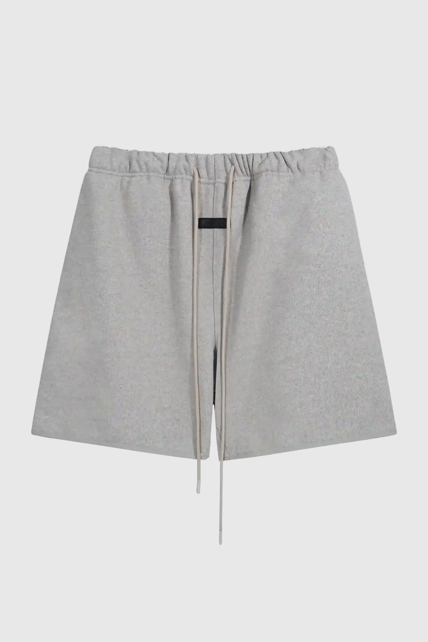 flat lay of Essentials dark chestnut casual shorts by Fear of God
