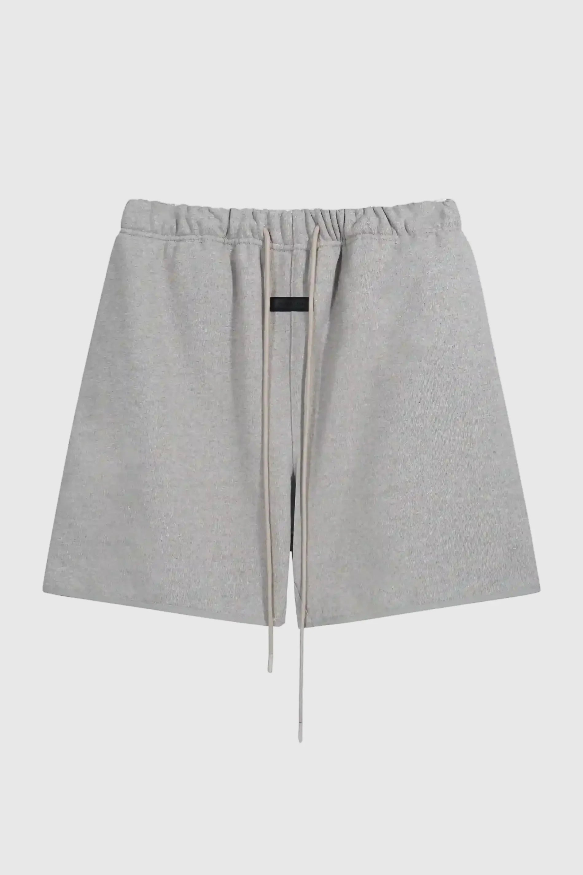 flat lay of Essentials dark chestnut casual shorts by Fear of God
